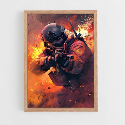ap-counter strike-3 cadre Bois clair