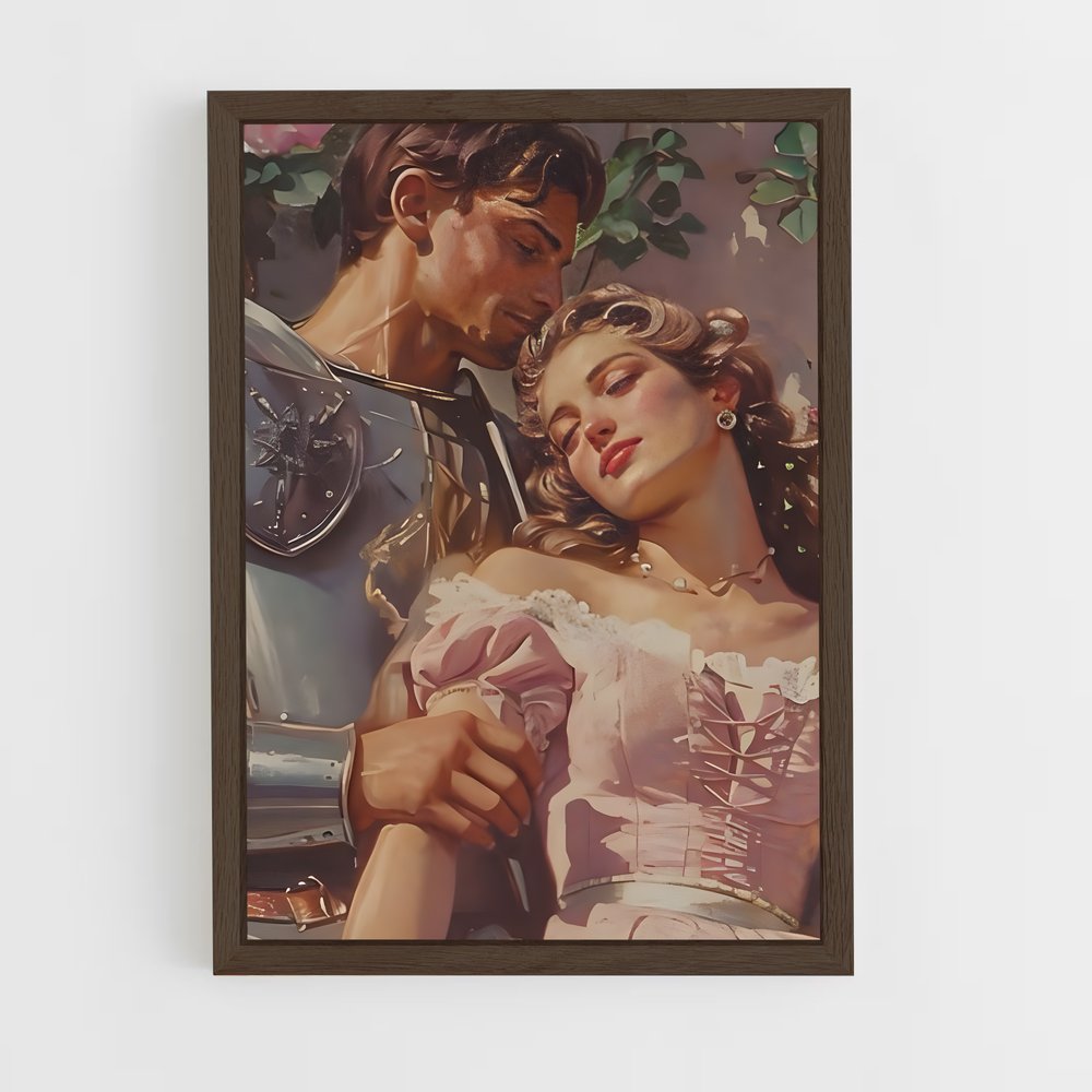 ap-courtly love-6 cadre Bois foncé