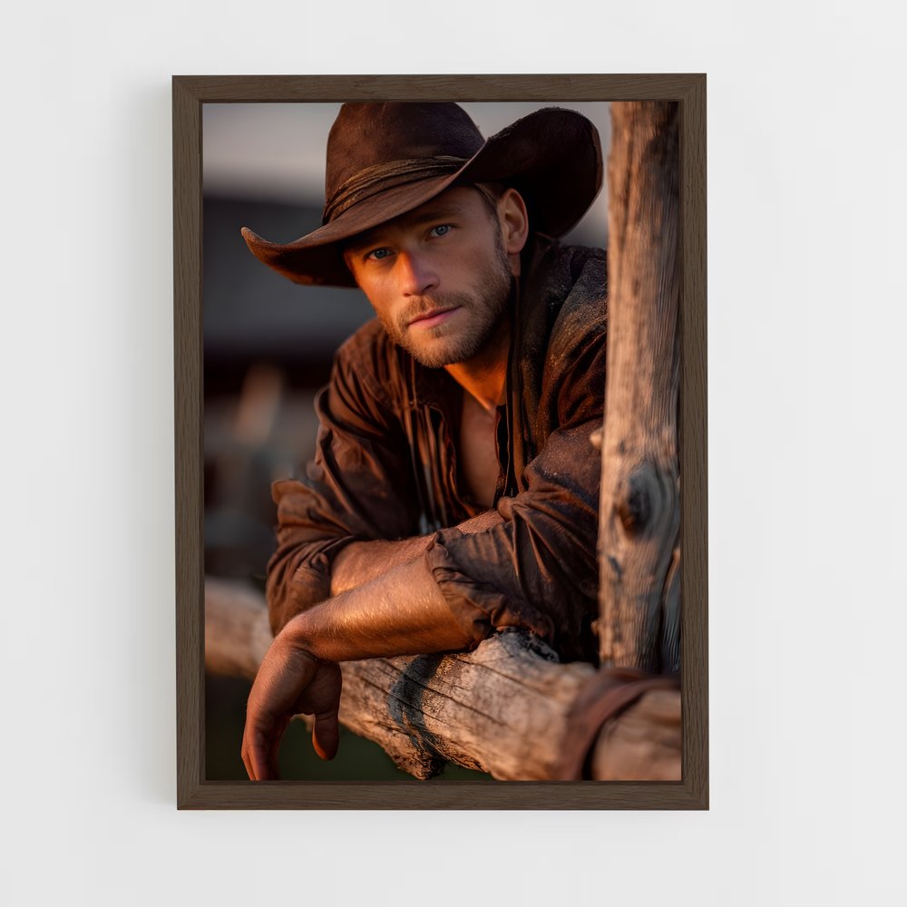 ap-cowboy-3 cadre Bois foncé