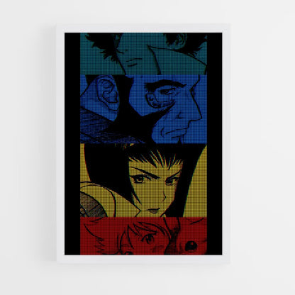 ap-cowboy bebop-7 cadre Blanc