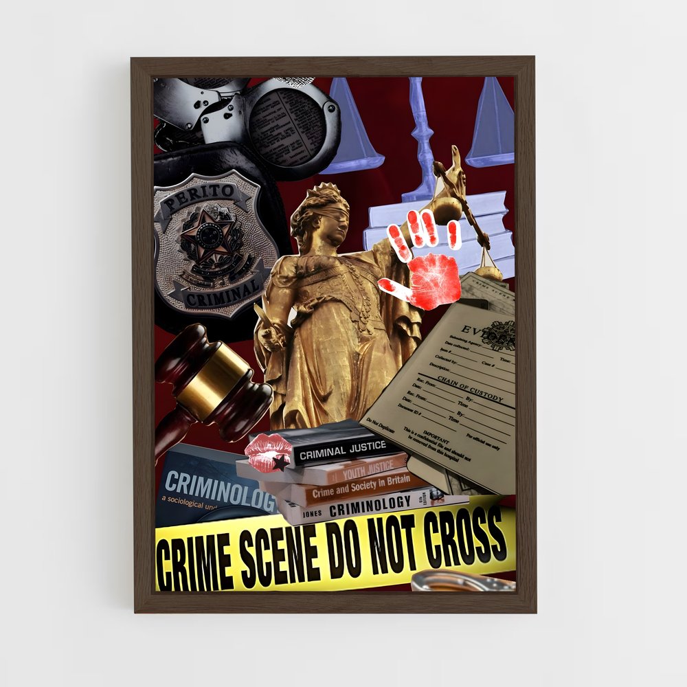 ap-criminals-3 cadre Bois foncé
