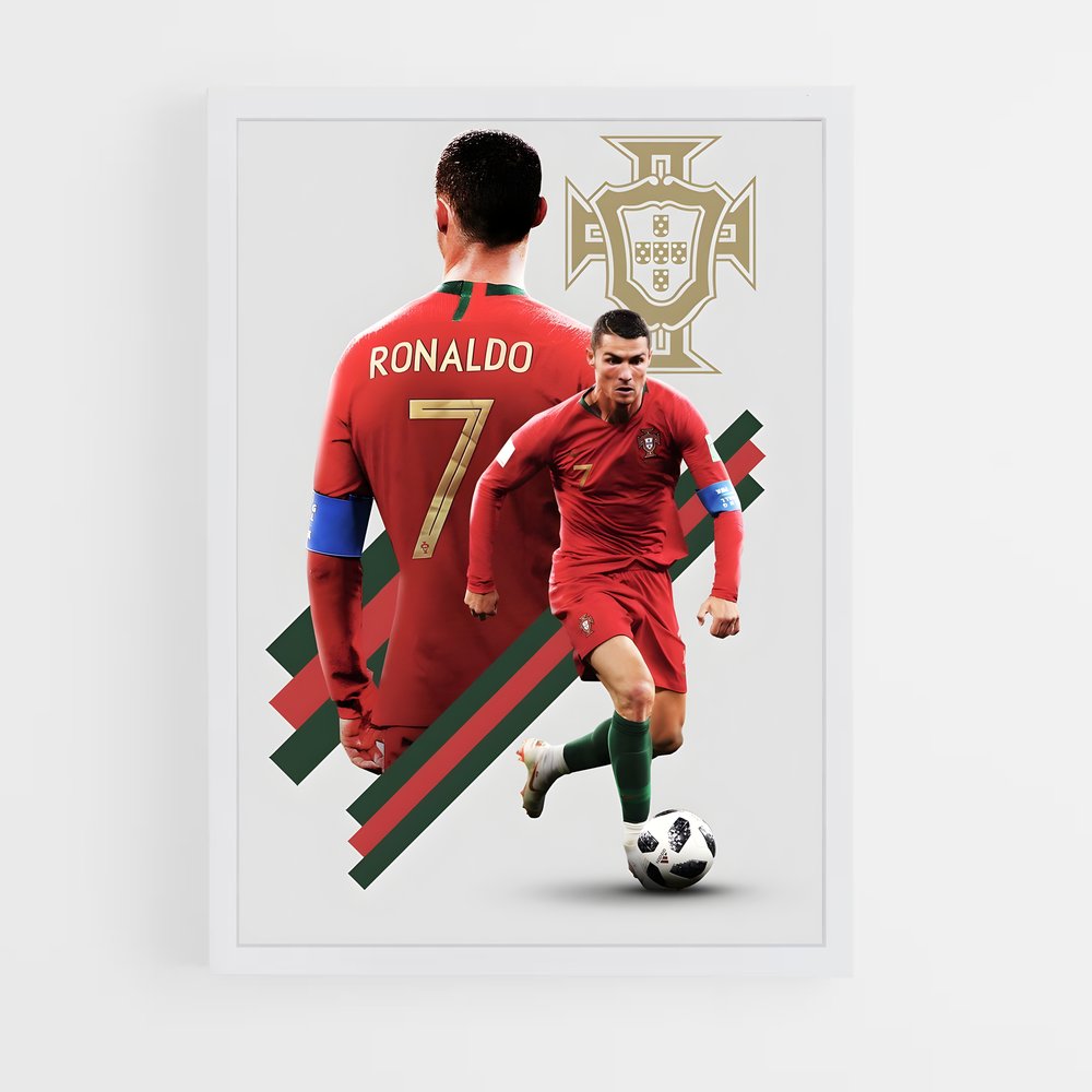 ap-cristiano ronaldo-13 cadre Blanc