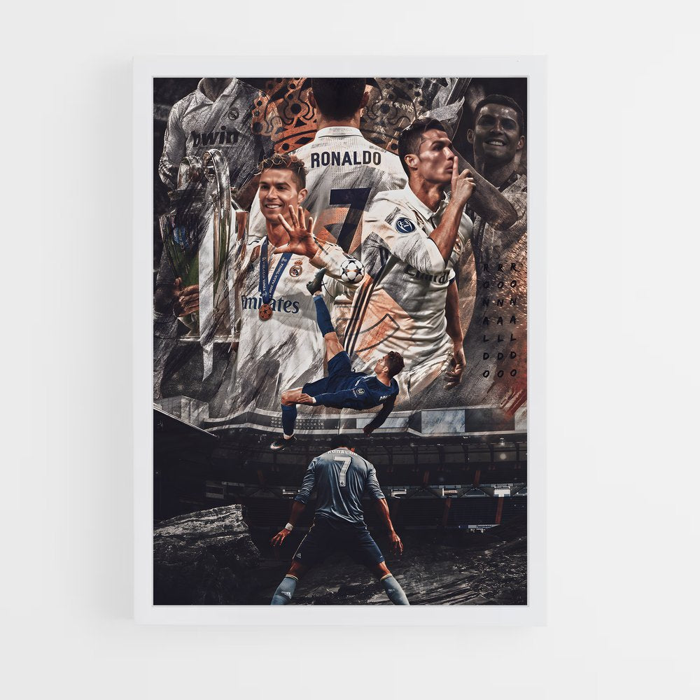 ap-cristiano ronaldo-3 cadre Blanc