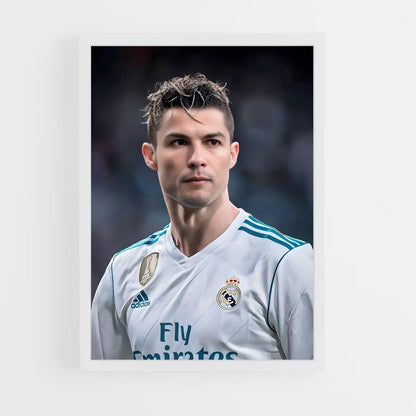 ap-cristiano ronaldo-8 cadre Blanc
