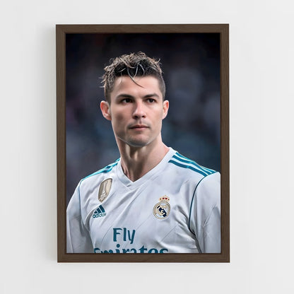 ap-cristiano ronaldo-8 cadre Bois foncé