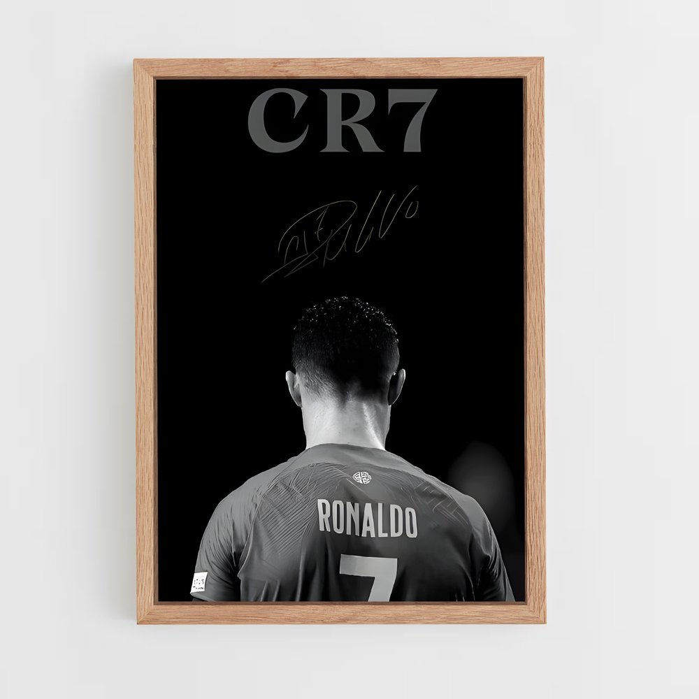 ap-cristiano ronaldo-9 cadre Bois clair