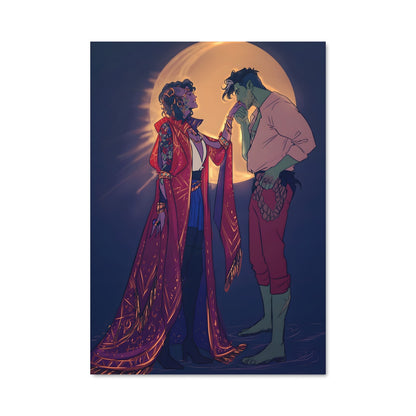 Poster Étreinte Lunaire