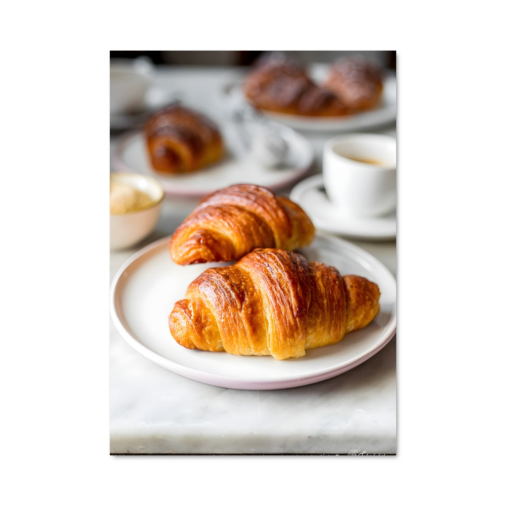 Poster Délices en Croissant