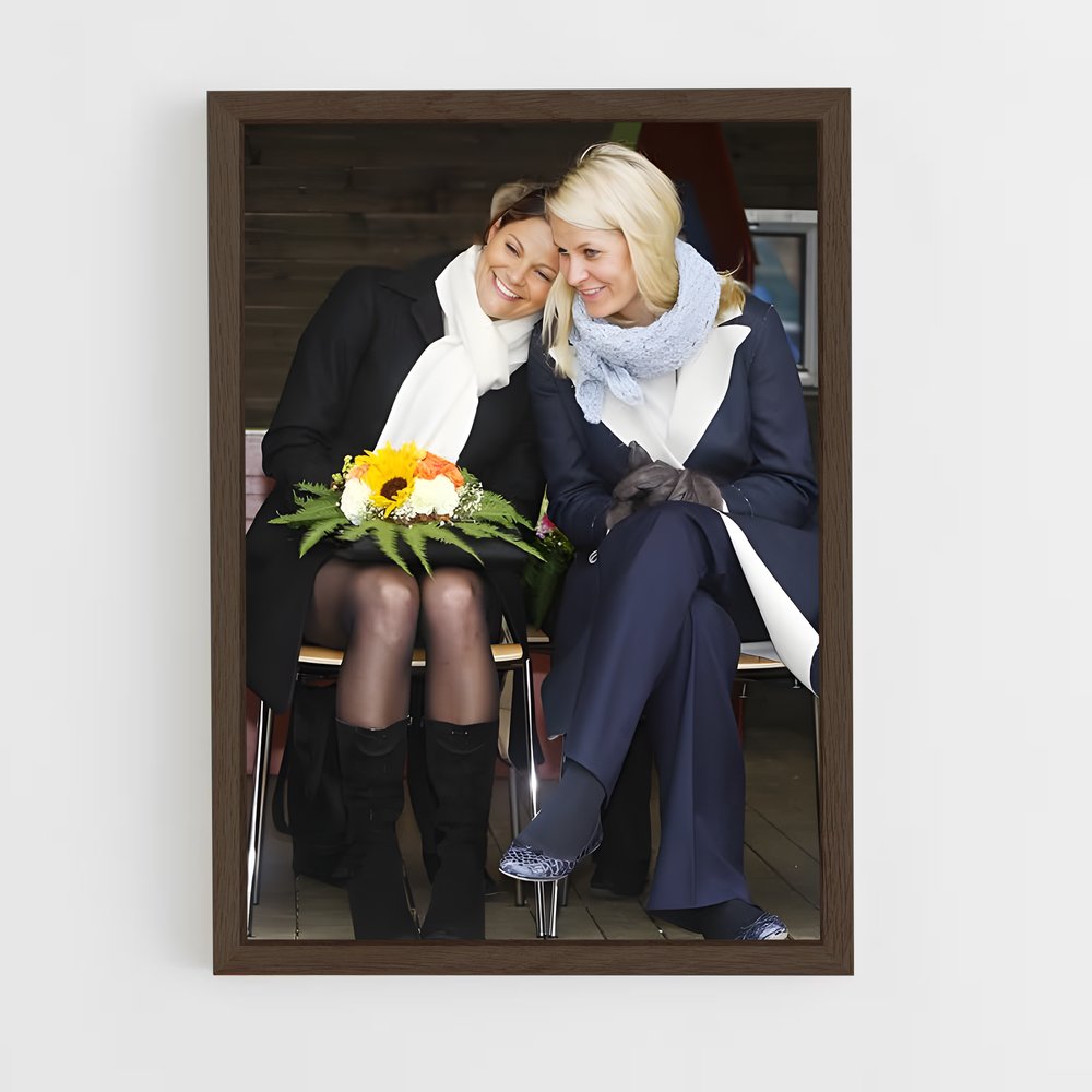 ap-crown princess mette marit-3 cadre Bois foncé