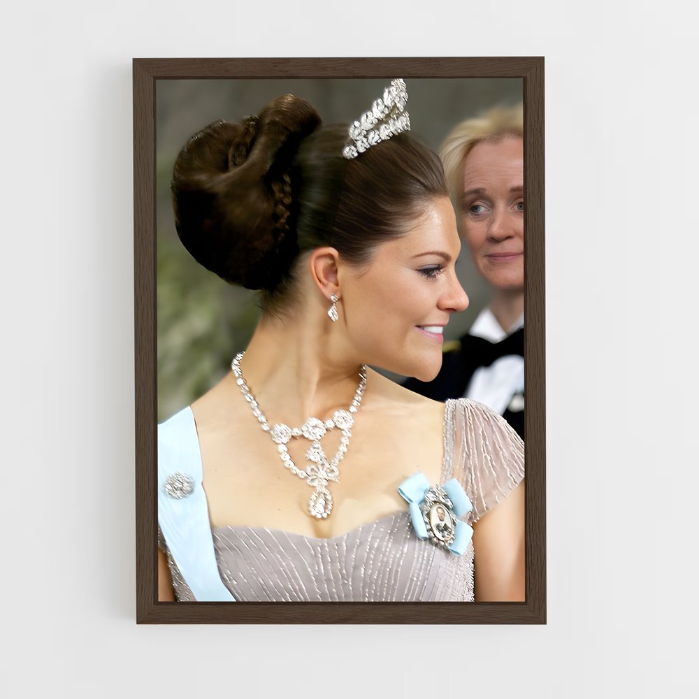 ap-crown princess victoria-6 cadre Bois foncé
