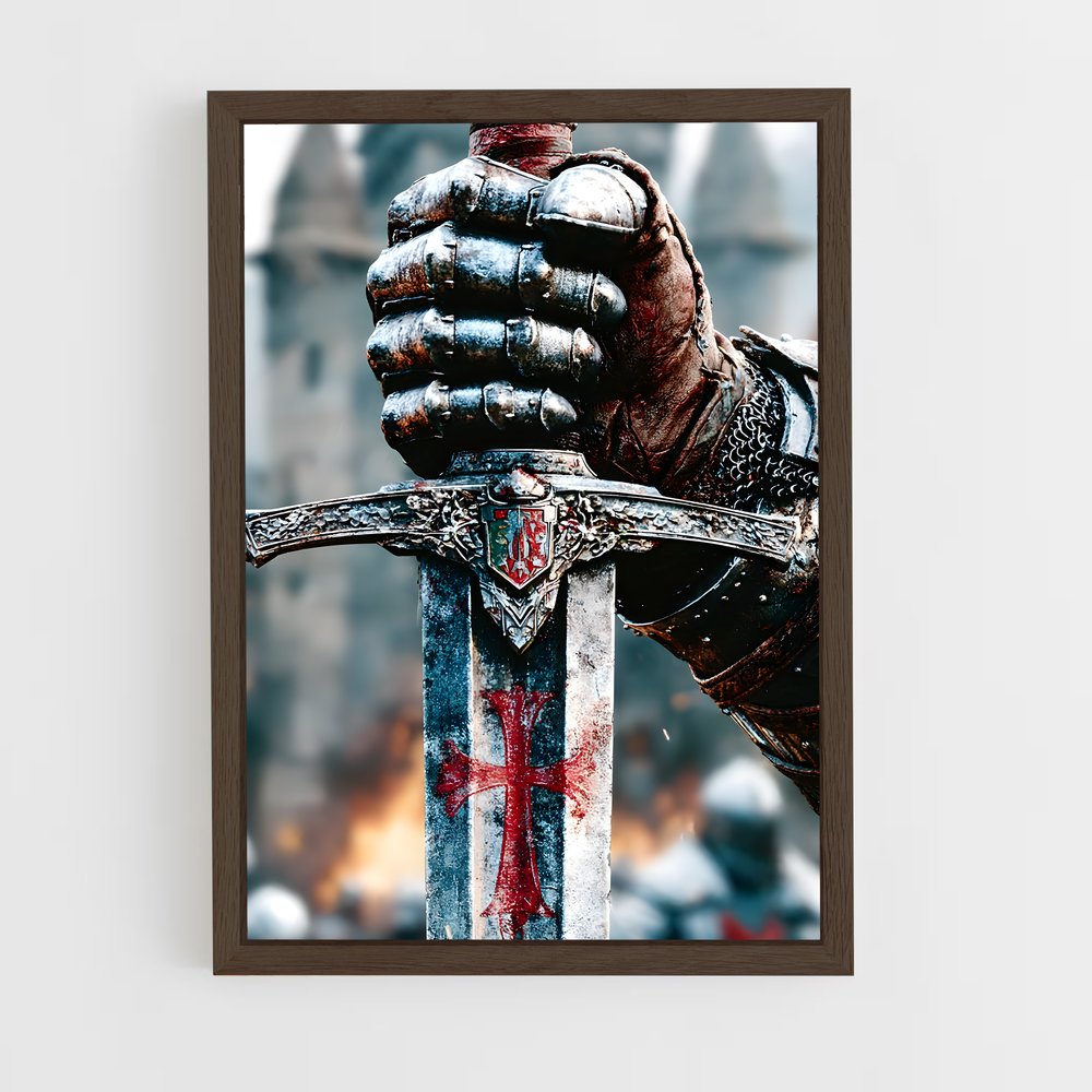 ap-crusader sword-2 cadre Bois foncé