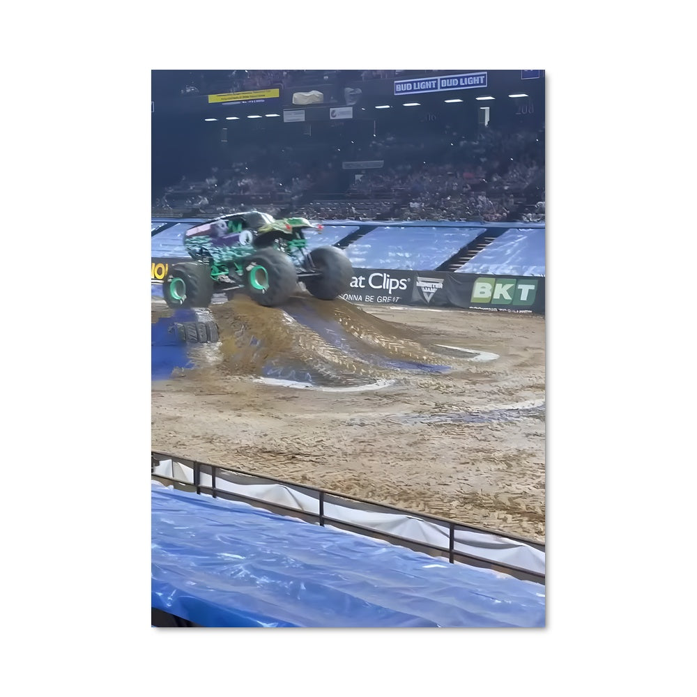 Poster Aérobatie Dirt Bike