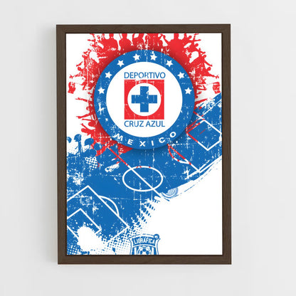 ap-cruz azul fc-11 cadre Bois foncé