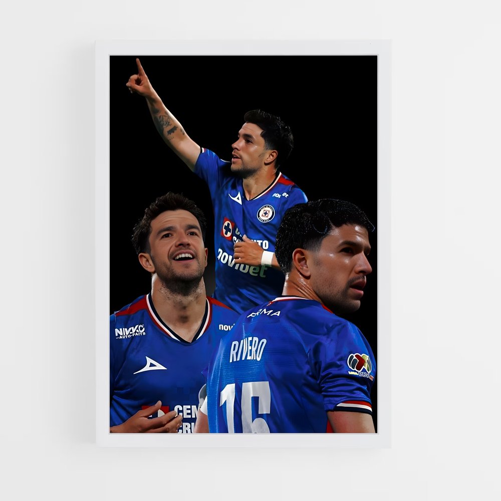 ap-cruz azul fc-3 cadre Blanc