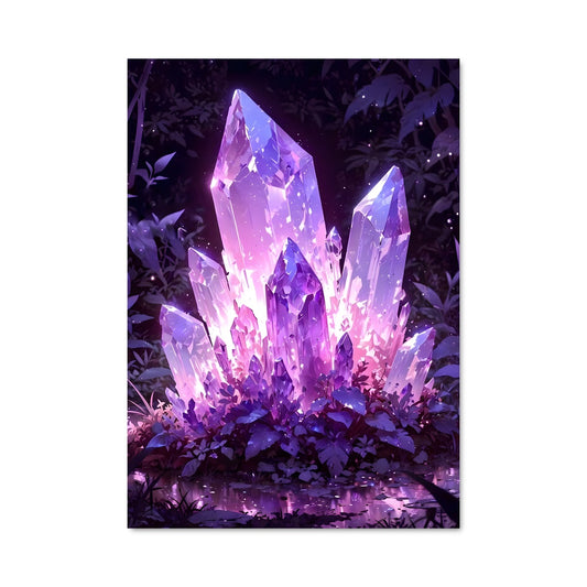 Poster Cristal Émeraude