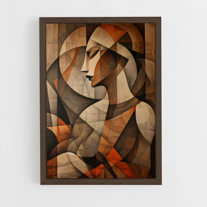 ap-cubism-5 cadre Bois foncé