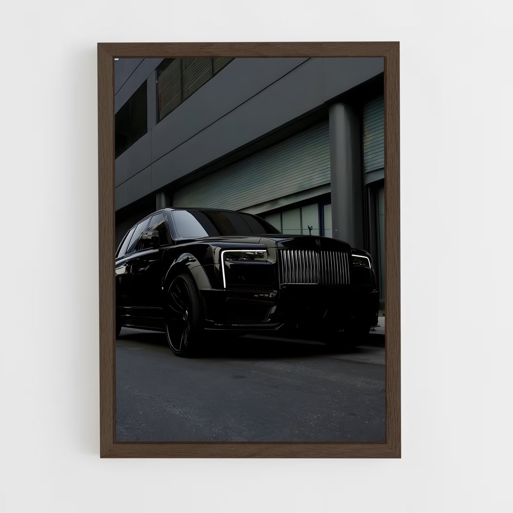 ap-cullinan black badge-5 cadre Bois foncé
