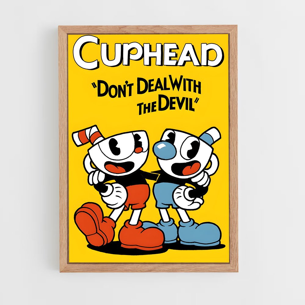 ap-cuphead-1 cadre Bois clair