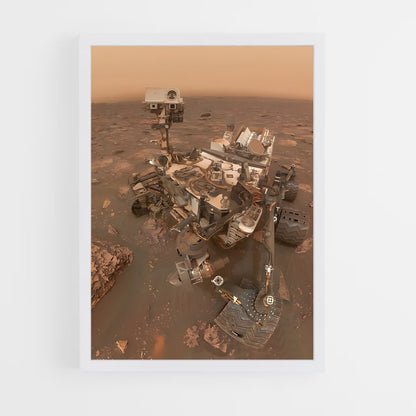 ap-curiosity rover-1 cadre Blanc