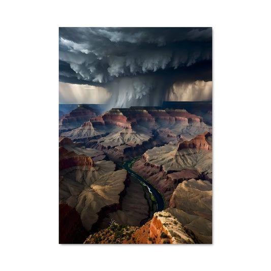 Poster Tempête au Grand Canyon