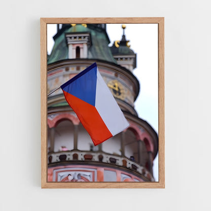 ap-czech republic flag-1 cadre Bois clair