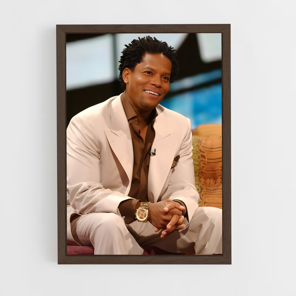 ap-d.l. hughley-14 cadre Bois foncé