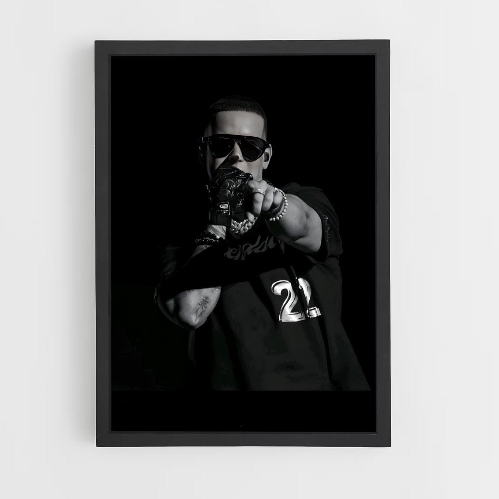 ap-daddy yankee-6 cadre Noir