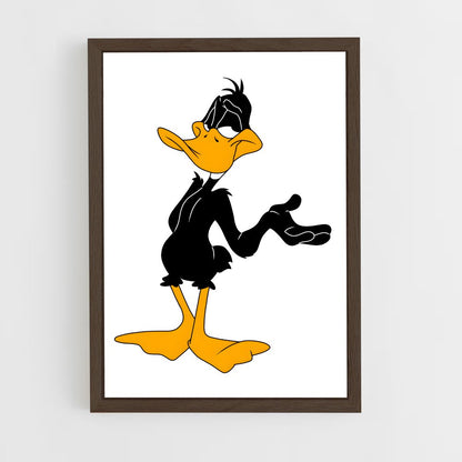 ap-daffy duck-3 cadre Bois foncé