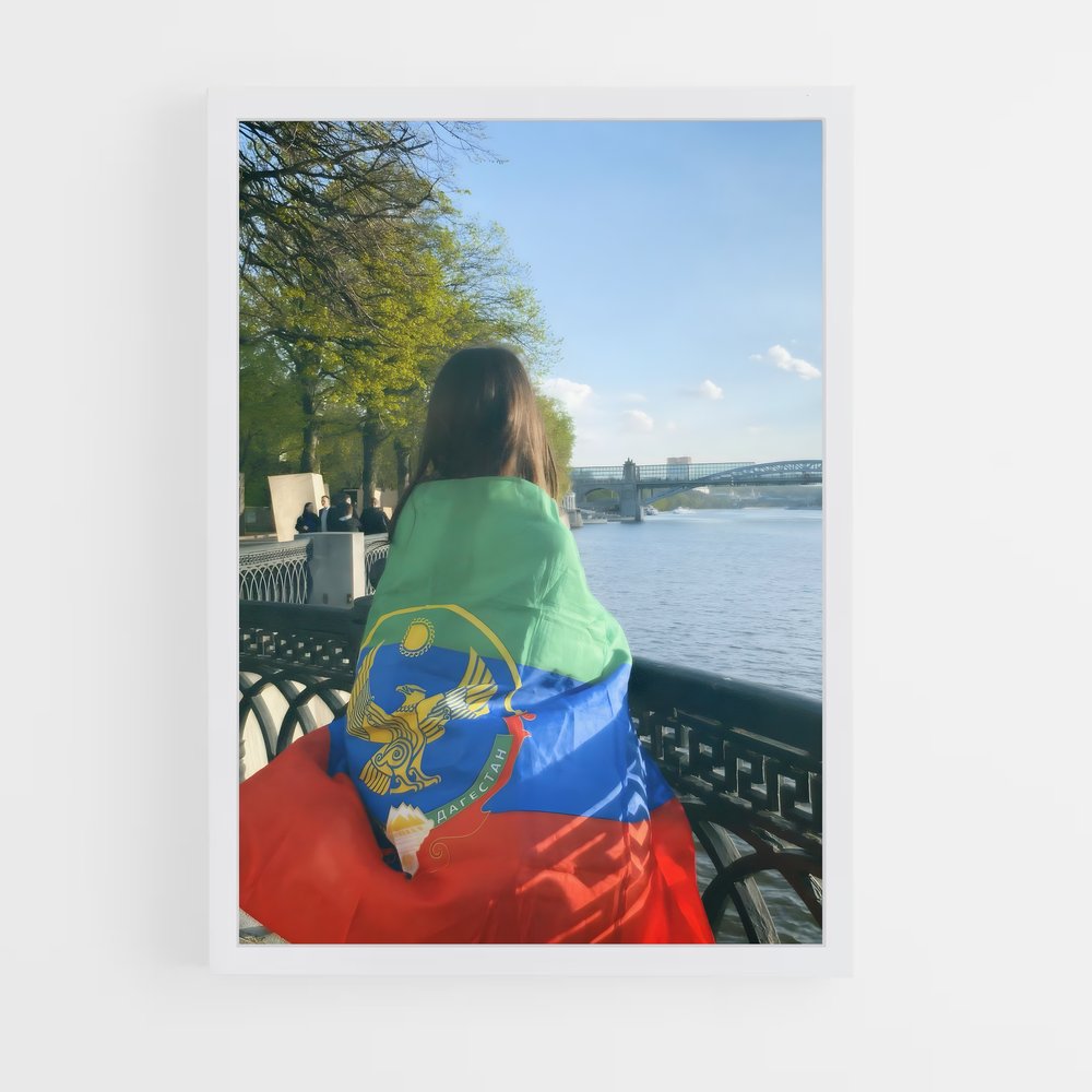 ap-dagestan flag-2 cadre Blanc