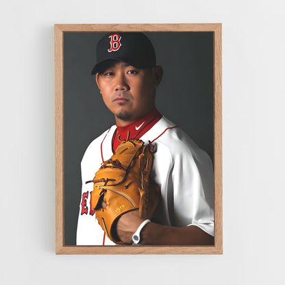 ap-daisuke matsuzaka-1 cadre Bois clair