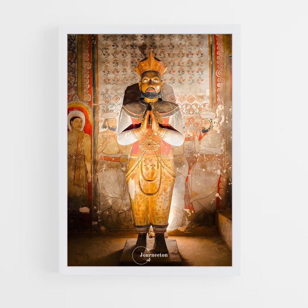 ap-dambulla cave temple-5 cadre Blanc