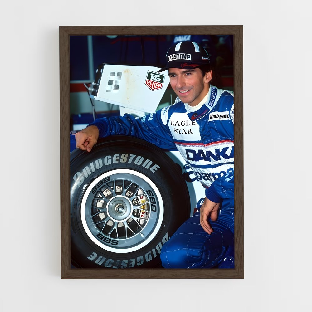 ap-damon hill-5 cadre Bois foncé