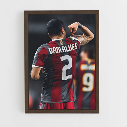 ap-dani alves-10 cadre Bois foncé