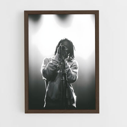 ap-daniel caesar-8 cadre Bois foncé