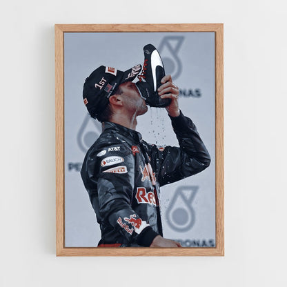 ap-daniel ricciardo-1 cadre Bois clair