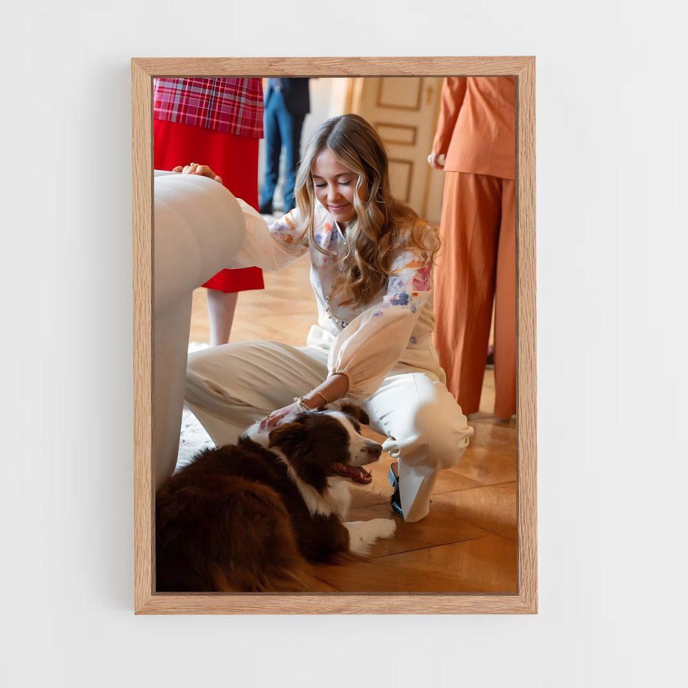 ap-danish royal family-2 cadre Bois clair