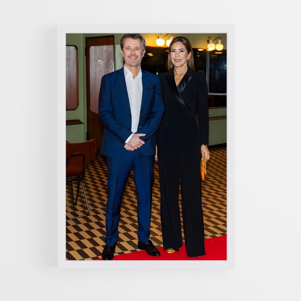 ap-danish royal family-8 cadre Blanc
