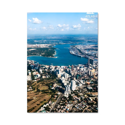 Poster Miami Skyline
