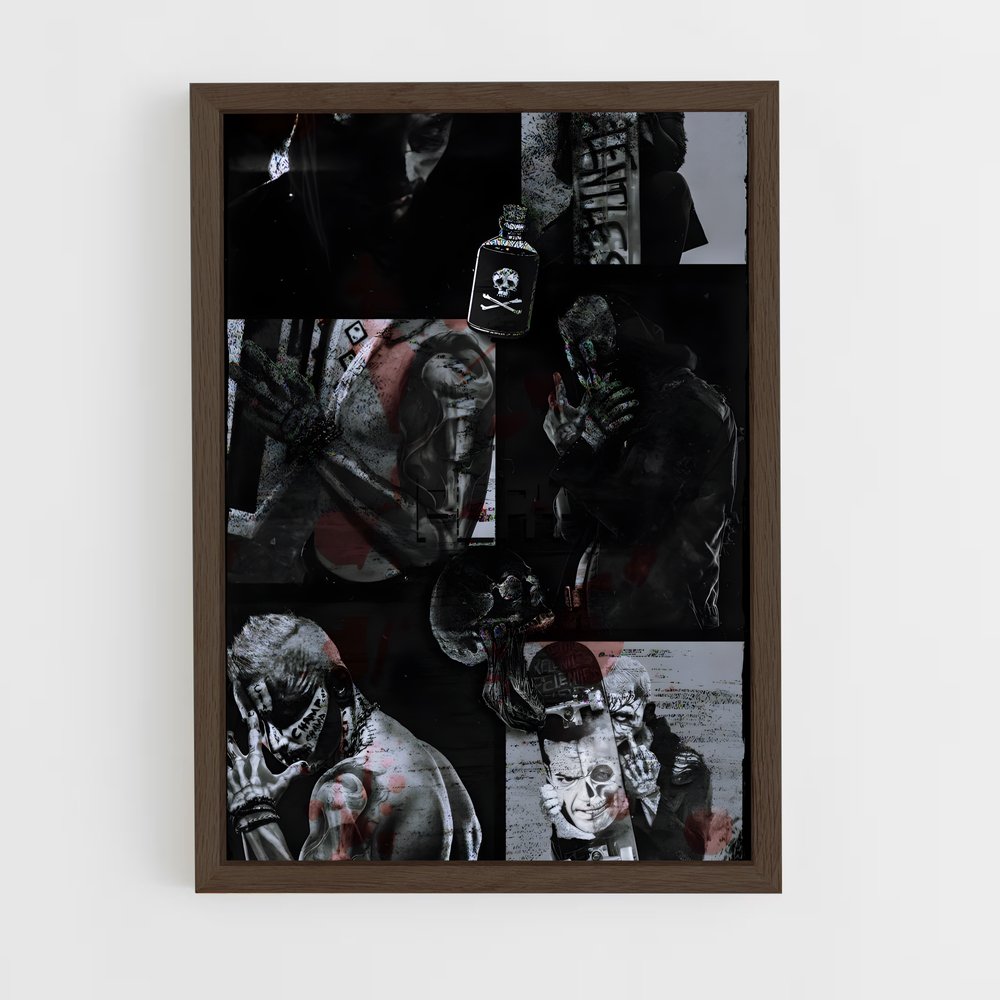 ap-darby allin-3 cadre Bois foncé
