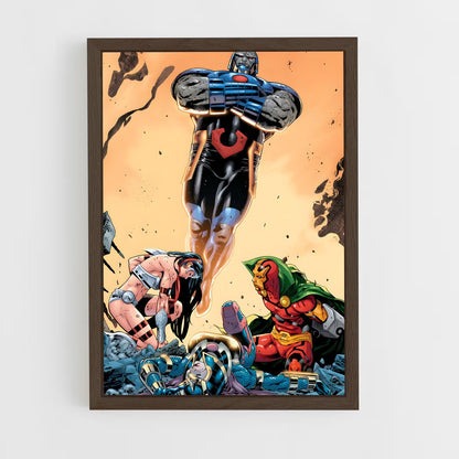 ap-darkseid-16 cadre Bois foncé