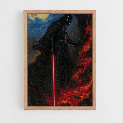 ap-darth vader-4 cadre Bois clair