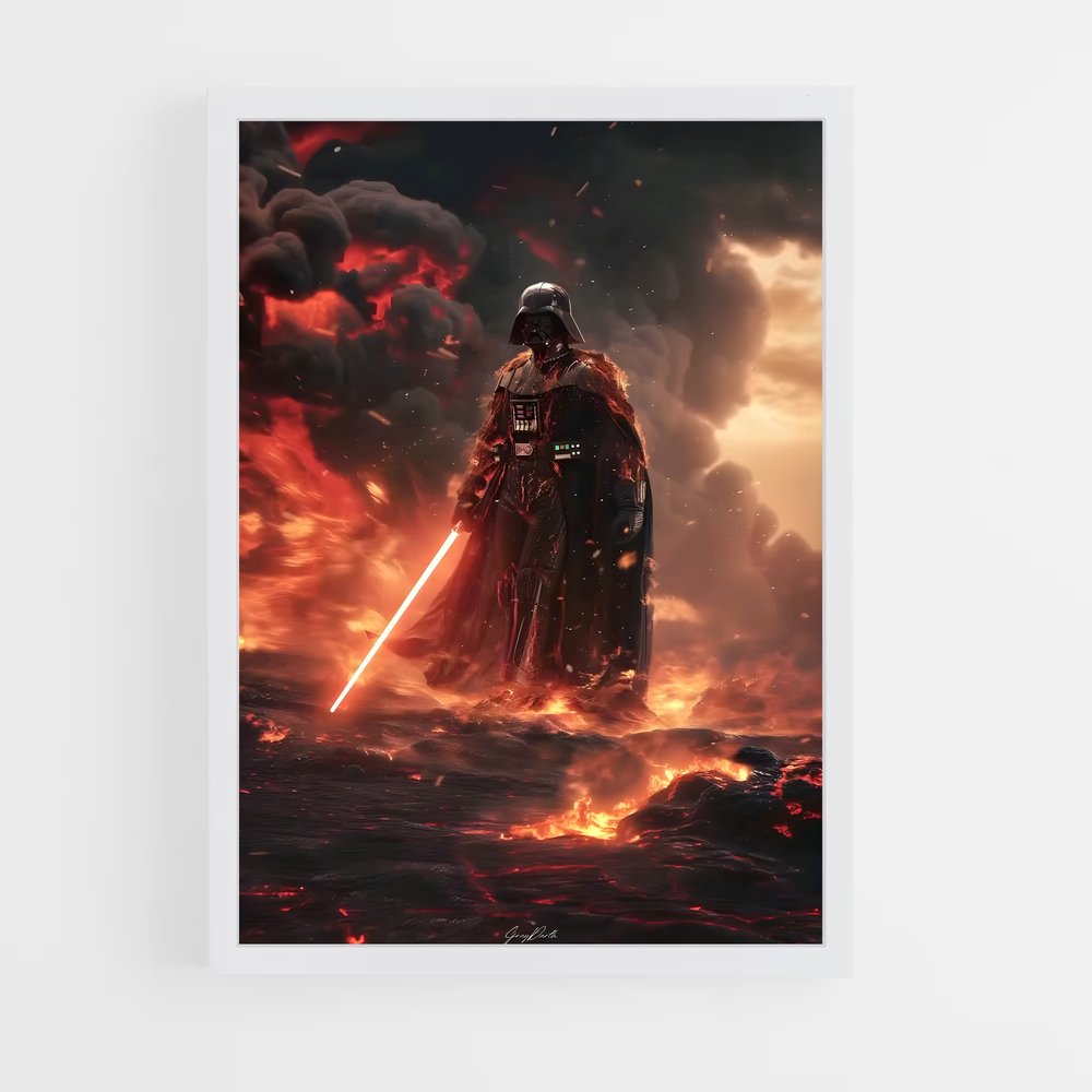 ap-darth vader-5 cadre Blanc