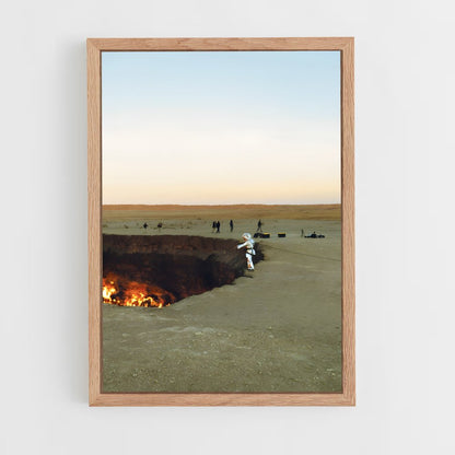 ap-darvaza gas crater-1 cadre Bois clair