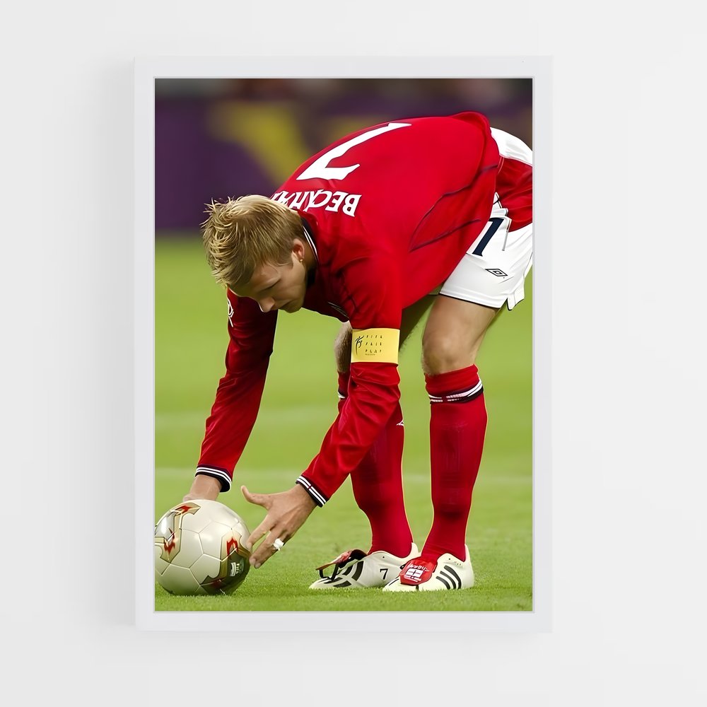 ap-david beckham-10 cadre Blanc