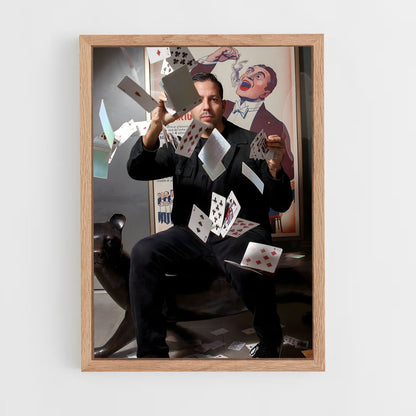 ap-david blaine-3 cadre Bois clair