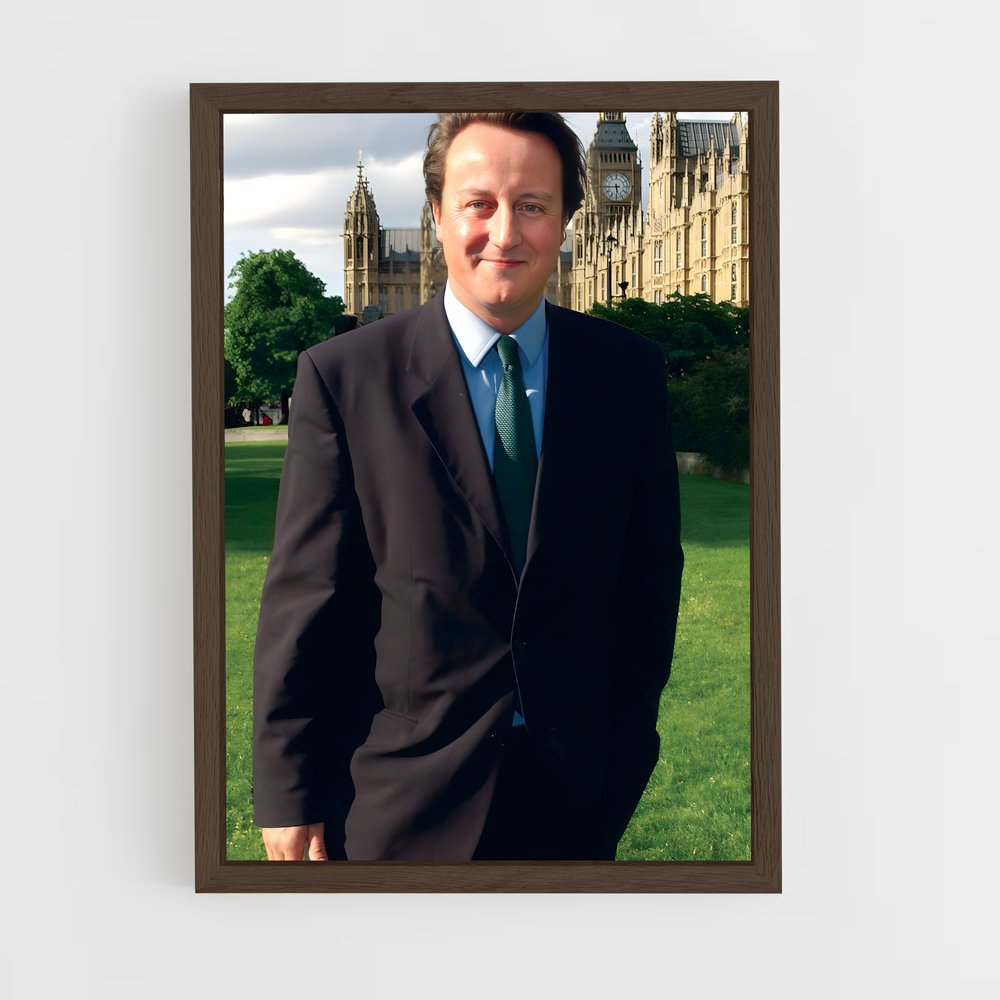 ap-david cameron-2 cadre Bois foncé
