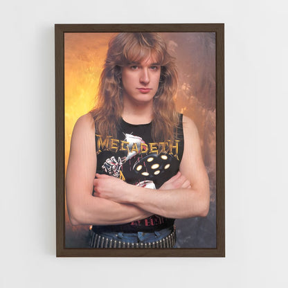 ap-david ellefson-1 cadre Bois foncé