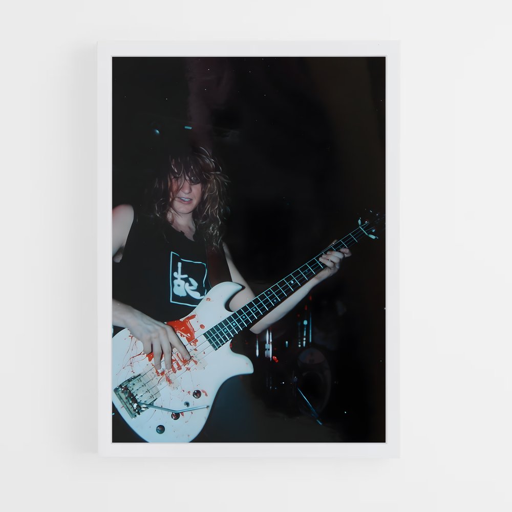 ap-david ellefson-4 cadre Blanc