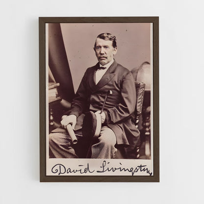 ap-david livingstone-3 cadre Bois foncé