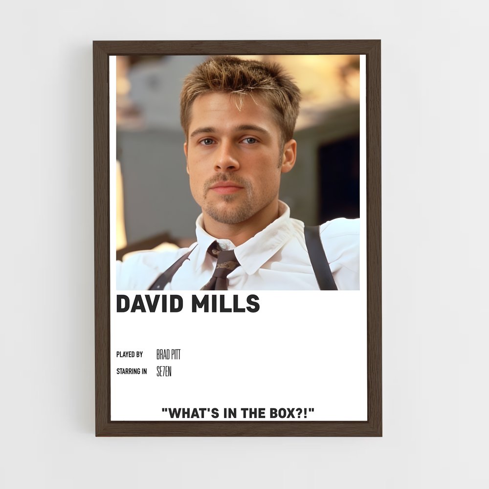 ap-david mills-1 cadre Bois foncé